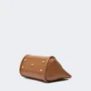 Liten marineveske i skinn, brunbronse Liten marineveske i skinn, brunbronse