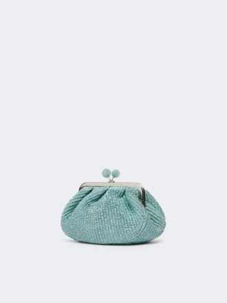 Liten pasticcino-veske med raffia-effekt, olje
