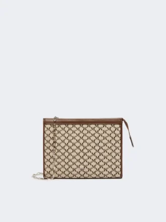Liten veske i bomullsjacquard, svart Liten veske i bomullsjacquard, svart
