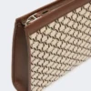 Liten veske i bomullsjacquard, svart