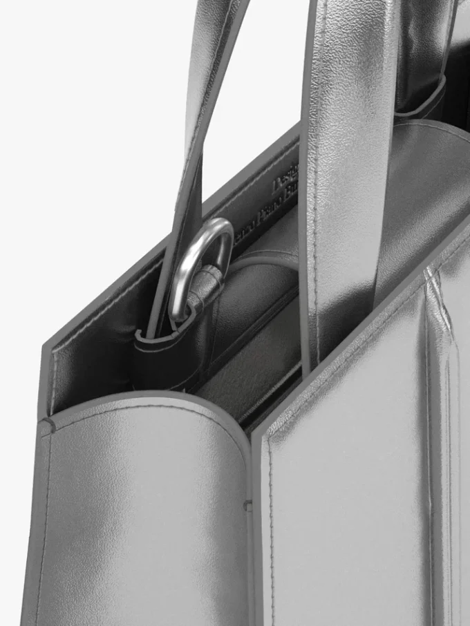 Max Mara Whitney Bag 2 – Nano, sølv