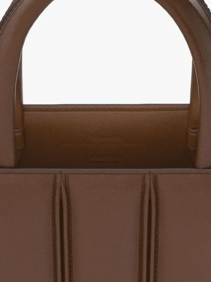 Max Mara Whitney Bag 4 – liten, ravbrun