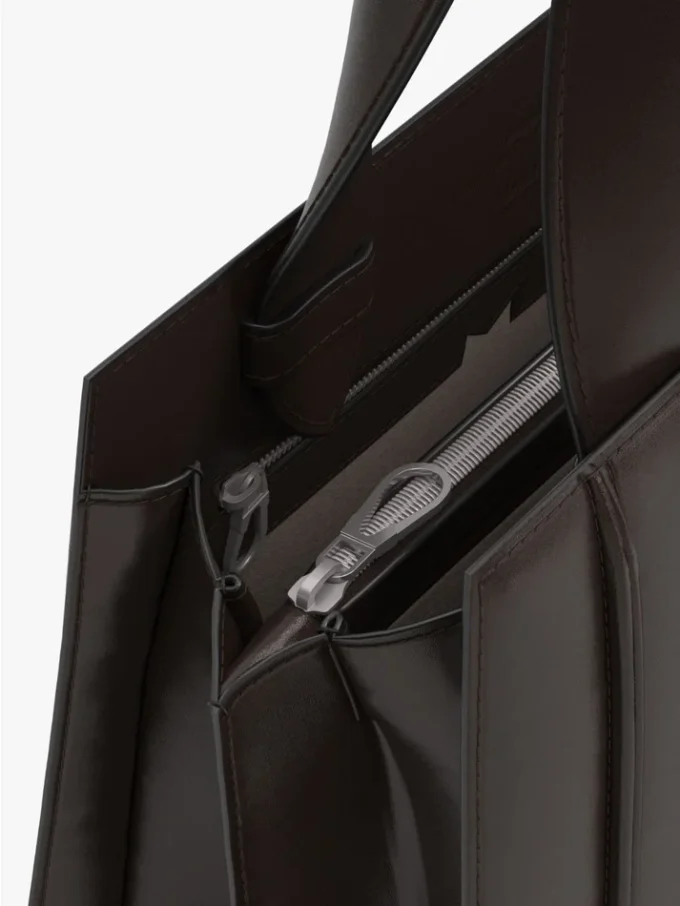 Max Mara Whitney Bag 5 – medium, mørkebrun