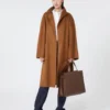 Max Mara Whitney Bag 7 – stor, ravbrun
