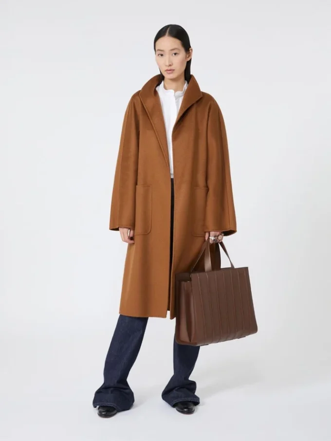 Max Mara Whitney Bag 7 – stor, ravbrun
