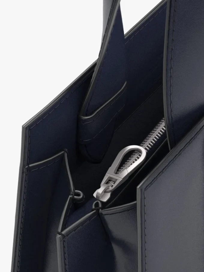 Max Mara Whitney-veske 3 – Micro, midnattsblå