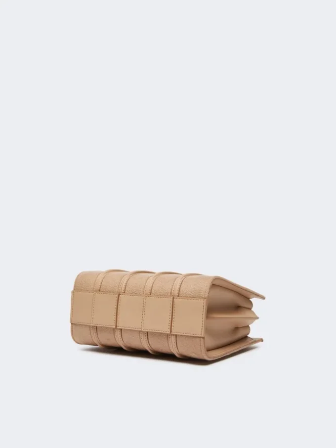 Max Mara Whitney-veske 4 – liten, hasselnøttbrun