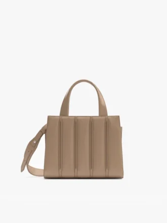 Max Mara Whitney-veske 4 – liten, natur
