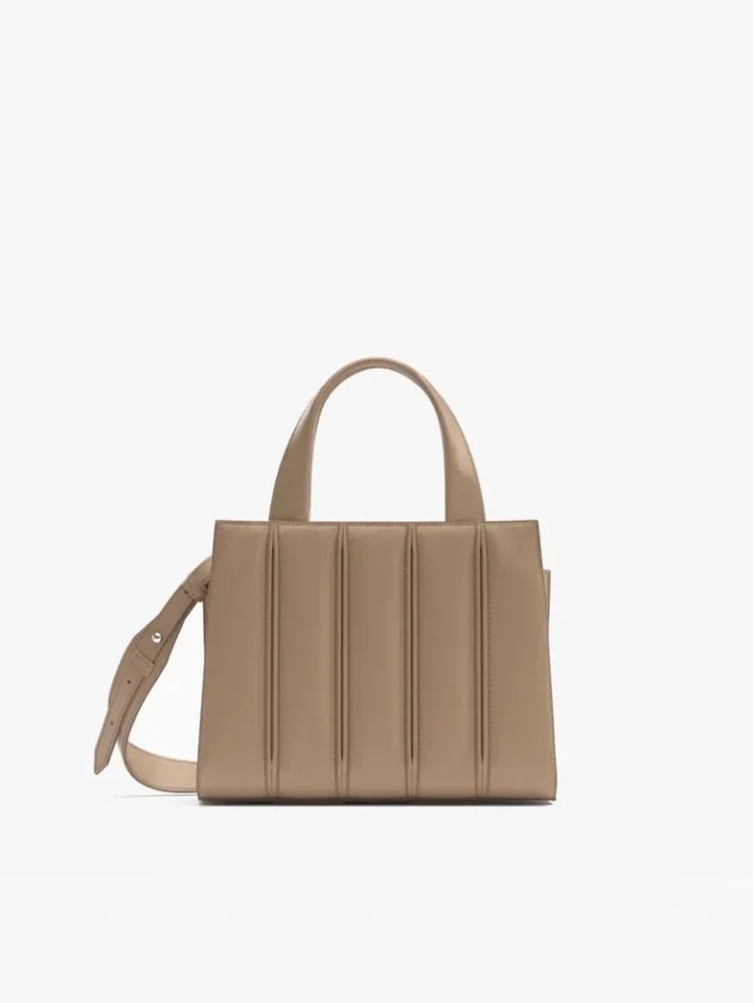 Max Mara Whitney-veske 4 – liten, natur Max Mara Whitney-veske 4 – liten, natur