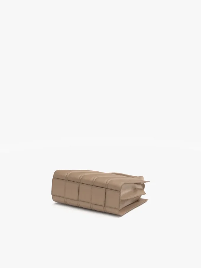 Max Mara Whitney-veske 4 – liten, natur Max Mara Whitney-veske 4 – liten, natur