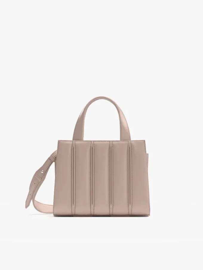 Max Mara Whitney-veske 4 – liten, rosa