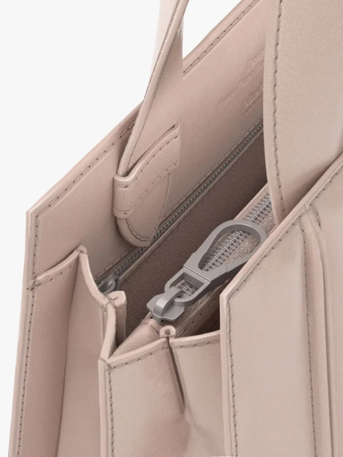 Max Mara Whitney-veske 4 – liten, rosa