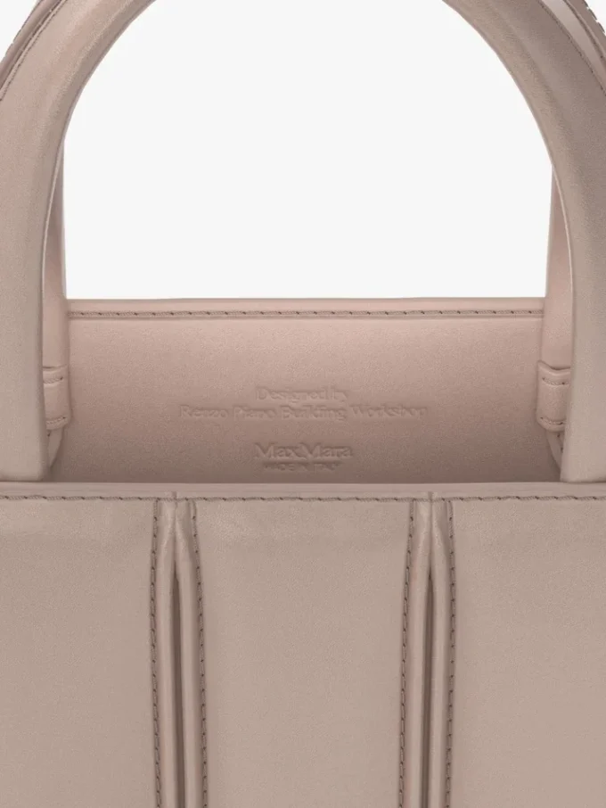 Max Mara Whitney-veske 4 – liten, rosa