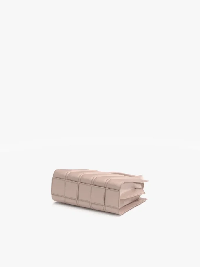 Max Mara Whitney-veske 4 – liten, rosa