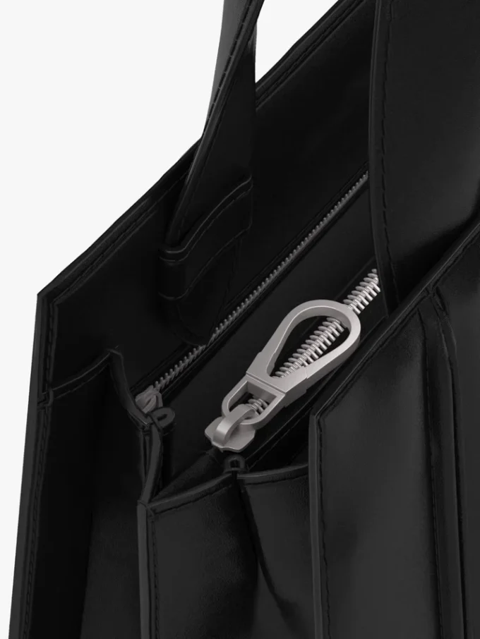 Max Mara Whitney-veske 4 – liten, svart