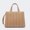 Max Mara Whitney-veske 6 – medium, hasselnøttbrun