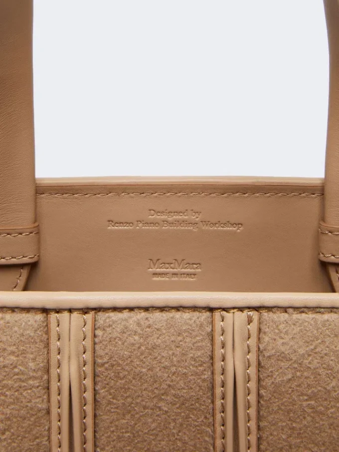 Max Mara Whitney-veske 6 – medium, hasselnøttbrun