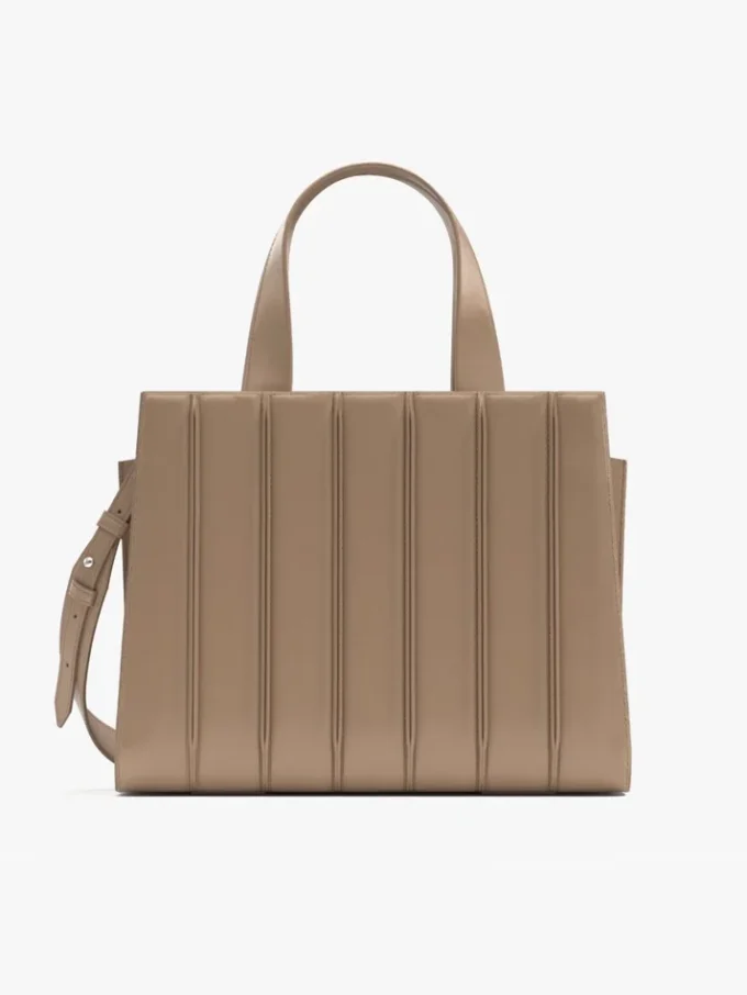 Max Mara Whitney-veske 6 – medium, natur