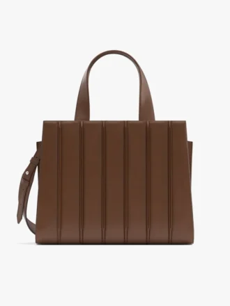 Max Mara Whitney-veske 6 – medium, ravbrun