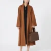 Max Mara Whitney-veske 6 – medium, ravbrun