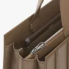 Max Mara Whitney-veske 7 – stor, kamel