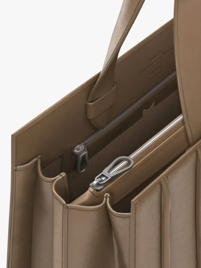 Max Mara Whitney-veske 7 – stor, kamel