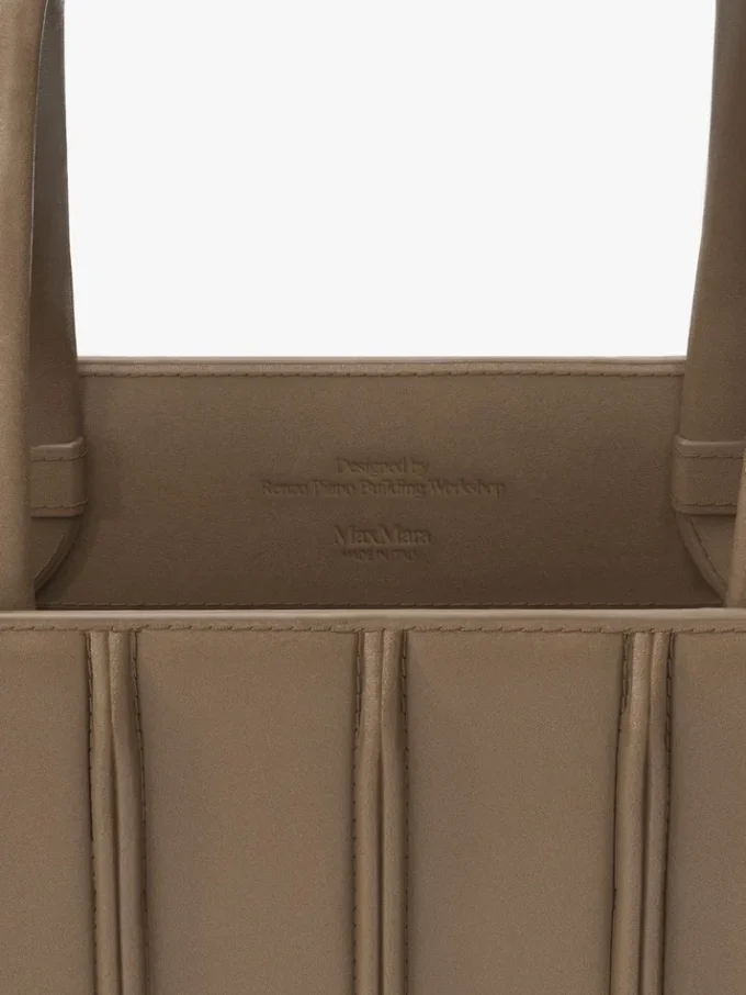 Max Mara Whitney-veske 7 – stor, kamel