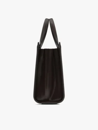 Max Mara Whitney-veske 7 – stor, mørkebrun