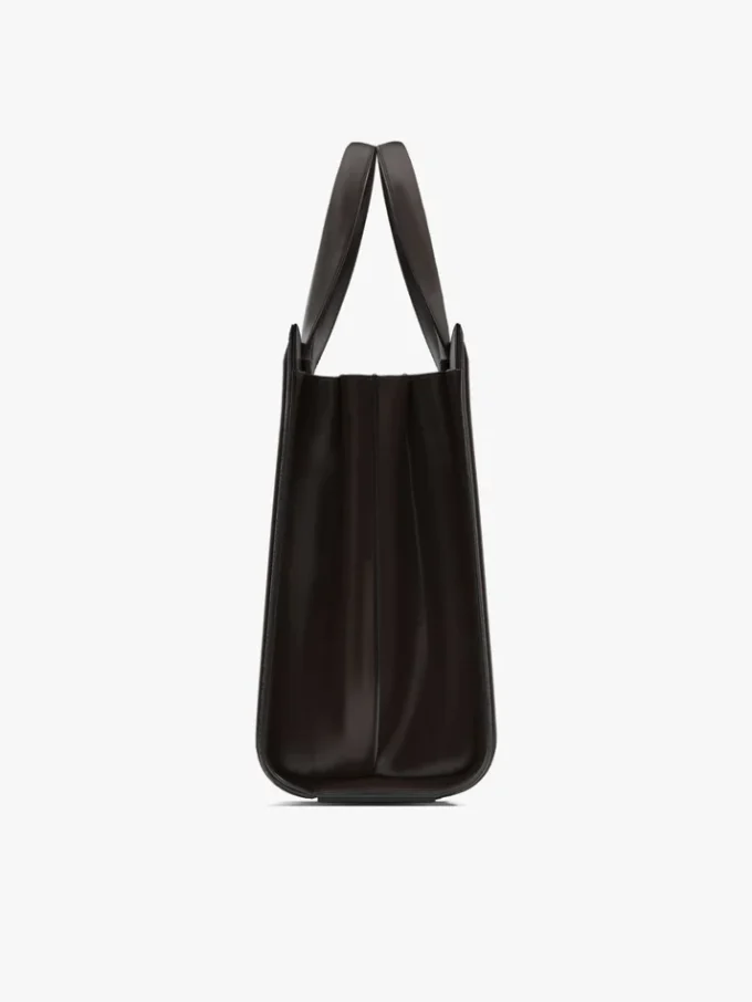 Max Mara Whitney-veske 7 – stor, mørkebrun
