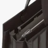 Max Mara Whitney-veske 7 – stor, mørkebrun