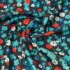 Mønstret foulard i silketwill, elfenben Mønstret foulard i silketwill, elfenben