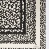 Mønstret foulard i silkewill, svart Mønstret foulard i silkewill, svart