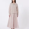 Mohair-cardigan, sand