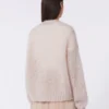 Mohair-cardigan, sand