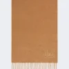 Monogrambrodert kashmirstole, beige