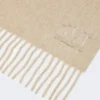 Monogrambrodert kashmirstole, beige