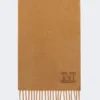 Monogrambrodert kashmirstole, tobakk