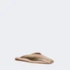 Mules i laminert nappaskinn, rosa Mules i laminert nappaskinn, rosa