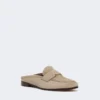 Mules i semsket skinn, mud Mules i semsket skinn, mud
