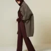 Oversized dobbel ullfrakk, turtledove Oversized dobbel ullfrakk, turtledove