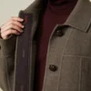 Oversized dobbel ullfrakk, turtledove Oversized dobbel ullfrakk, turtledove