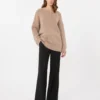Oversized genser i mohair og lurex, kobber Oversized genser i mohair og lurex, kobber