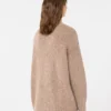 Oversized genser i mohair og lurex, kobber Oversized genser i mohair og lurex, kobber