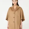 Oversized kappe i kashmir, kamel