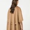 Oversized kappe i kashmir, kamel
