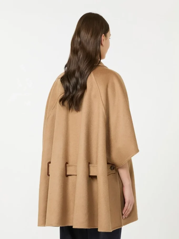 Oversized kappe i kashmir, kamel