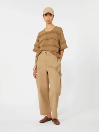 Oversized mønstret viskosegenser, ørken