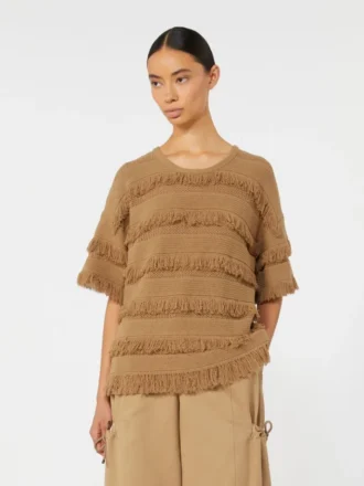 Oversized mønstret viskosegenser, ørken