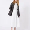 Oversized skinnblazer, brun Oversized skinnblazer, brun