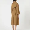Oversized vannavvisende trenchcoat i twill, brun